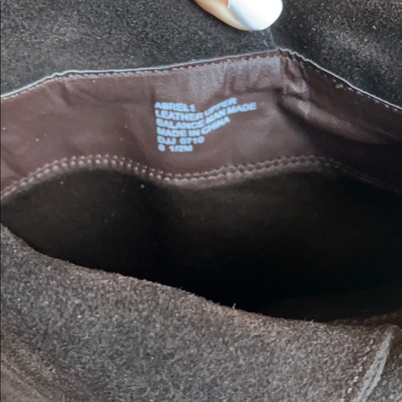 Brown suede boots - Picture 4 of 4